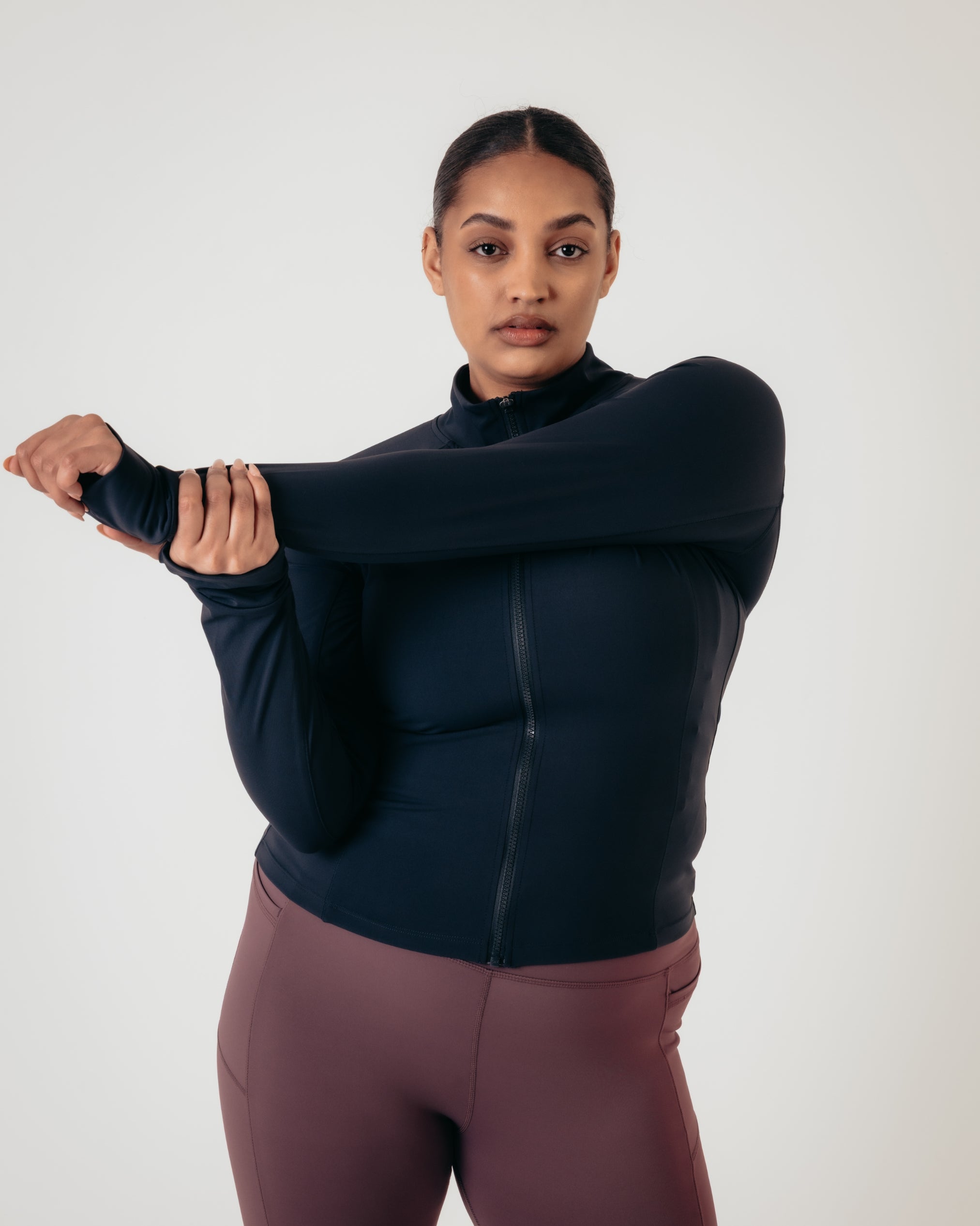 Training Zip Up Jacket - Black