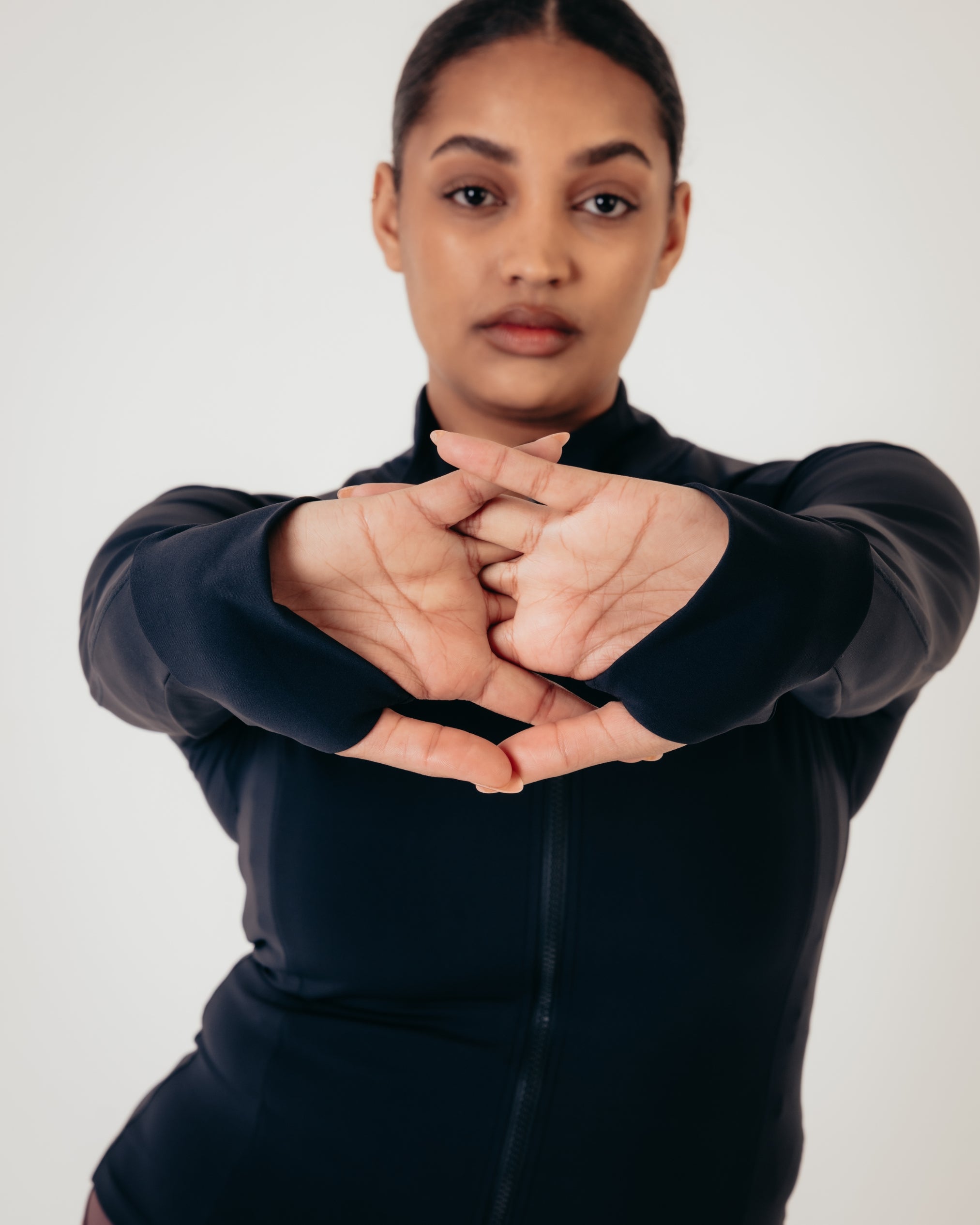 Training Zip Up Jacket - Black