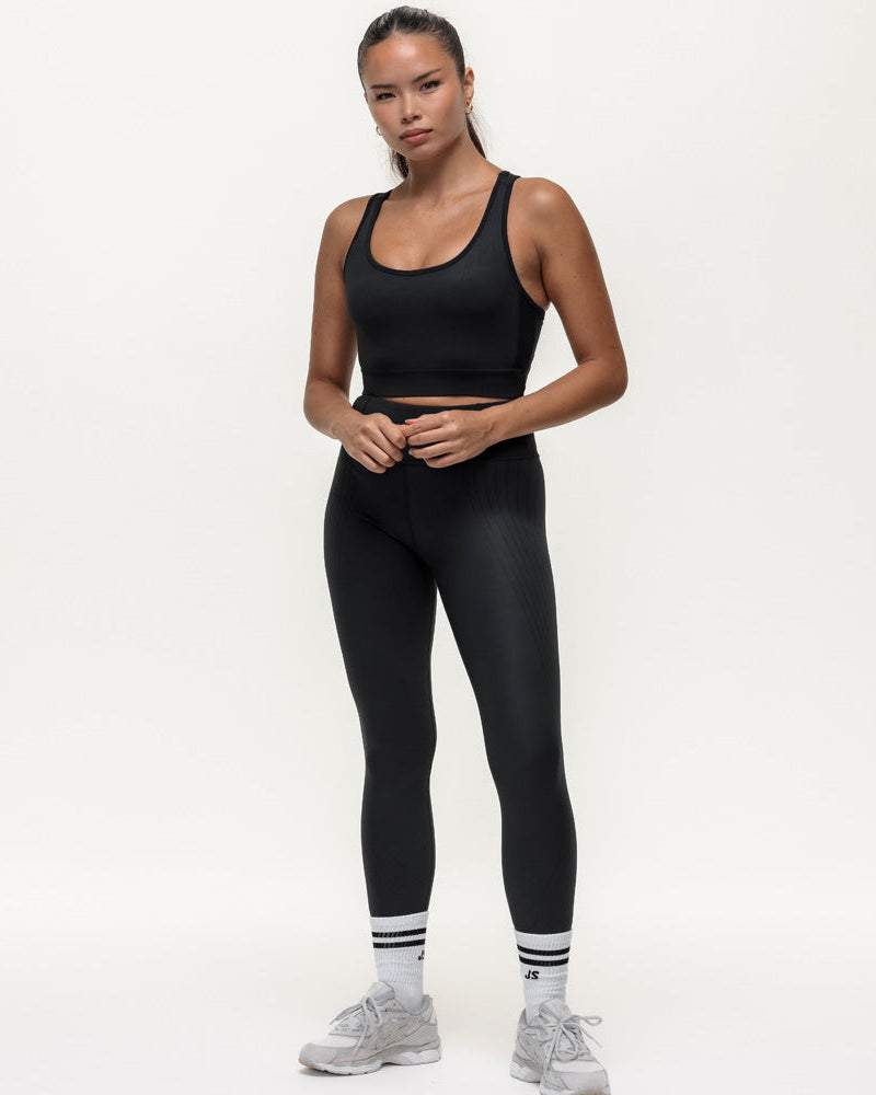 Agility Workout Leggings - Black Onyx