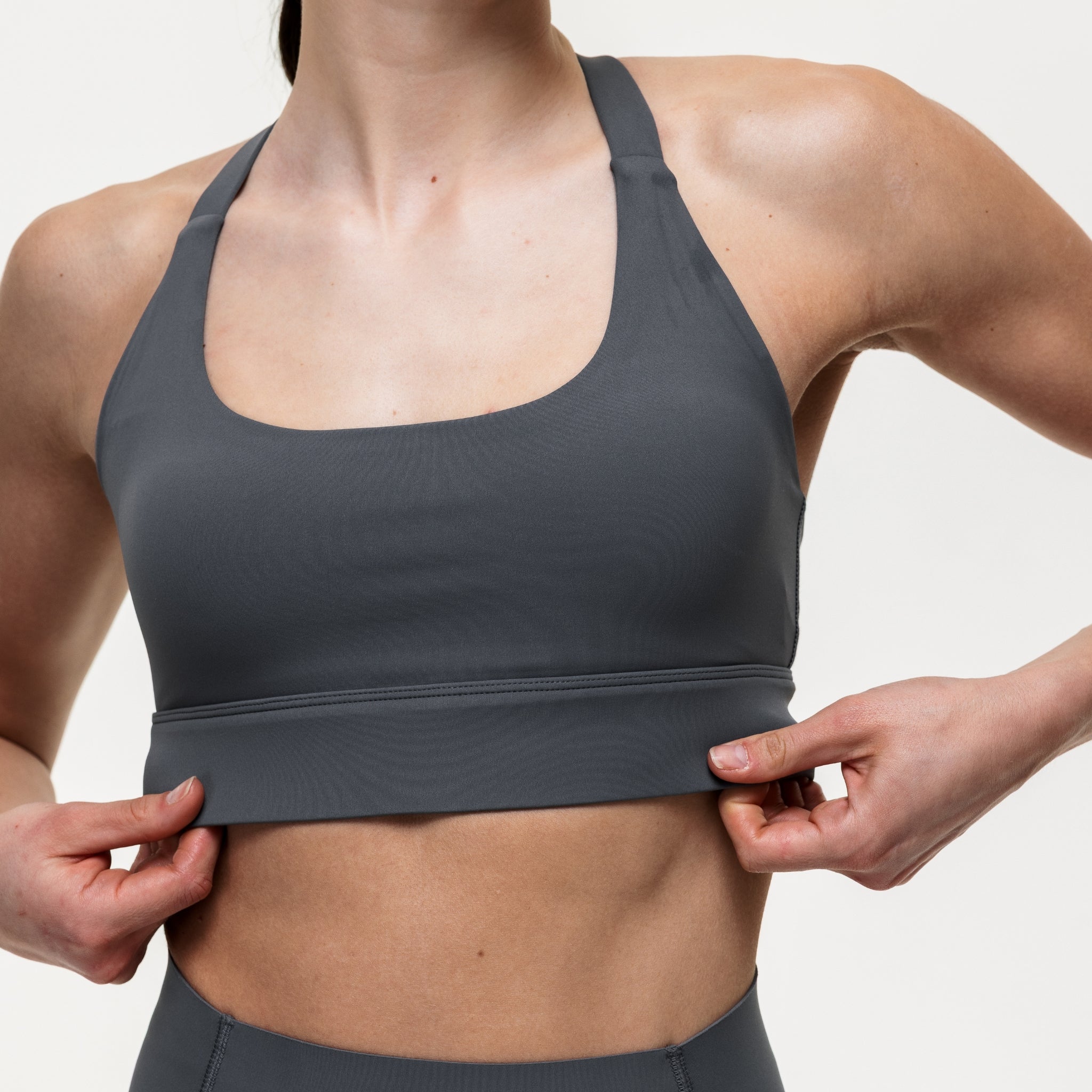 Impact High Support Bra - Slate