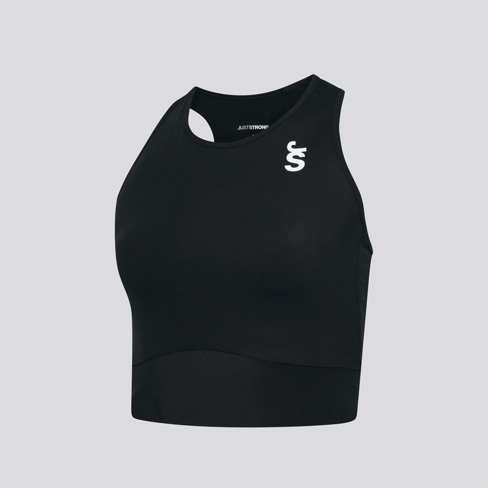 Swift Crop Run Vest - Black Onyx