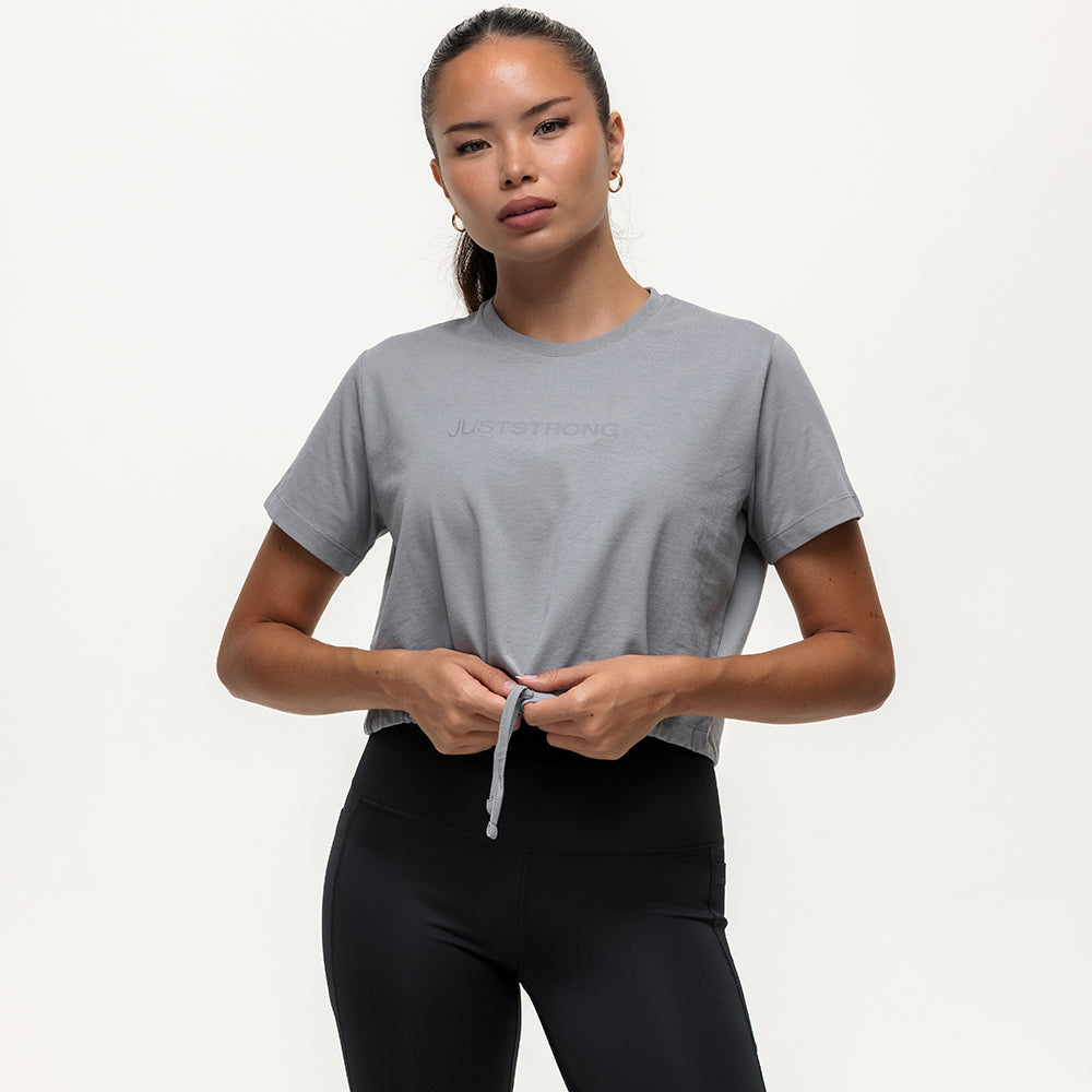 Everyday Drawstring Tee - Shadow Grey