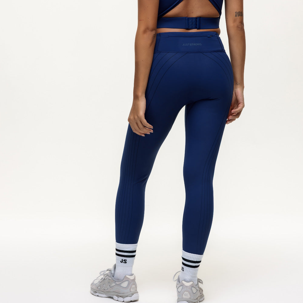 Agility Workout Leggings - True Navy