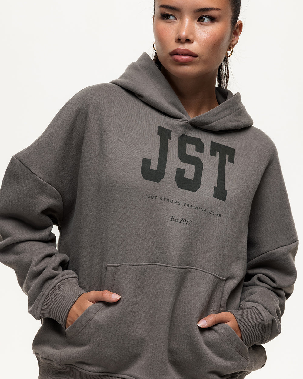 Training Club Oversized Hoodie - Washed Olive