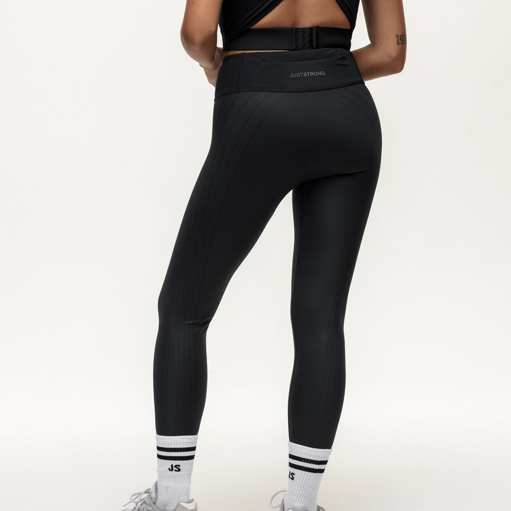 Agility Workout Leggings - Black Onyx