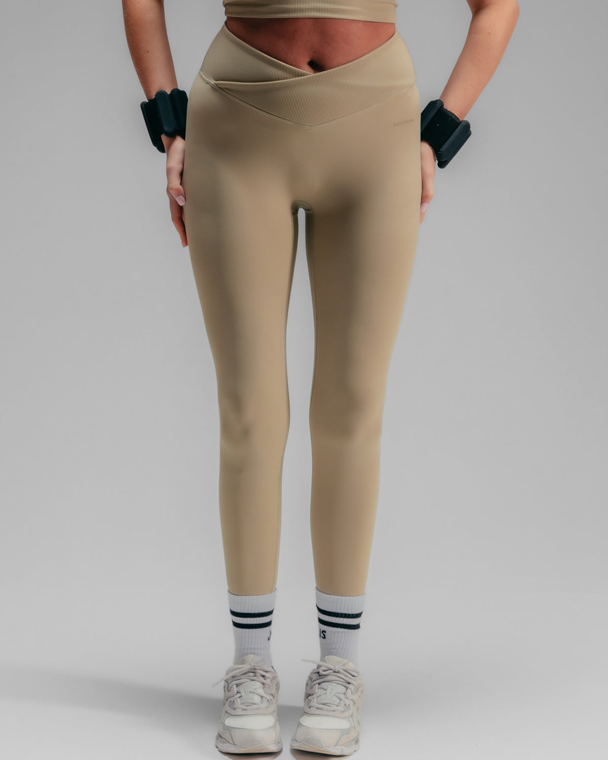 Wrap Over Leggings - Mocha