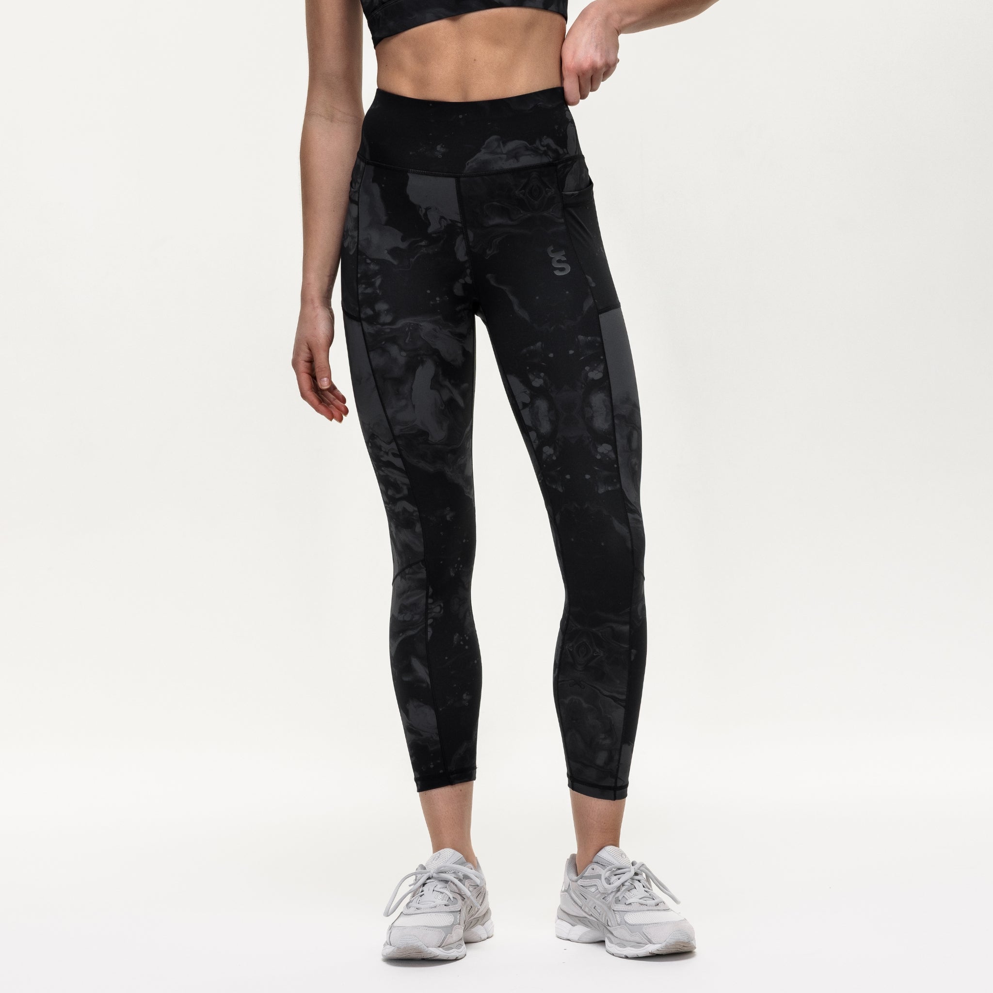 Power 7/8 Training Leggings - Slate Marble