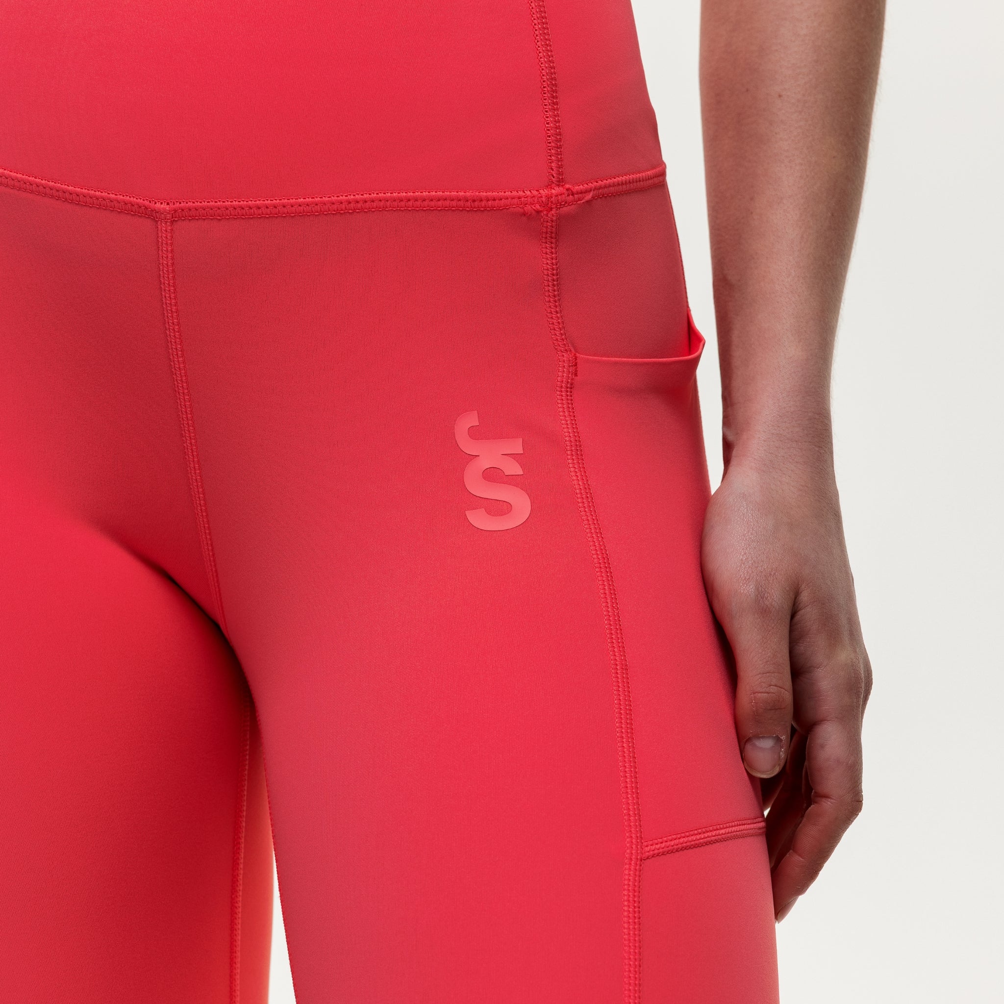 Sculpt 7/8 High Rise Training Leggings - Coral