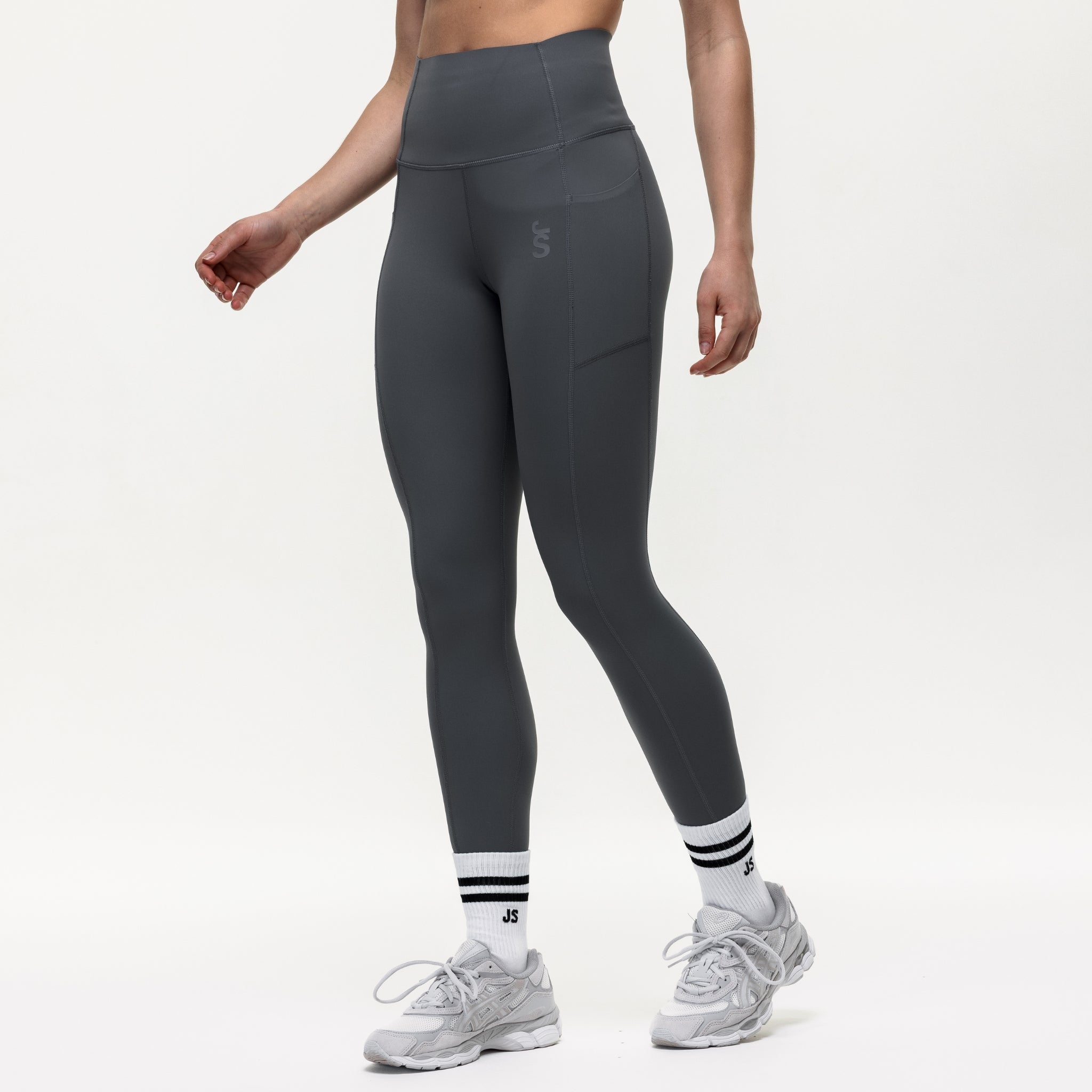 Sculpt 7/8 High Rise Training Leggings - Slate
