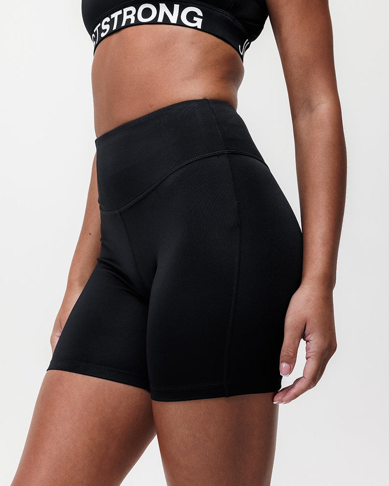 Motion High Rise Biker Shorts - Black Onyx