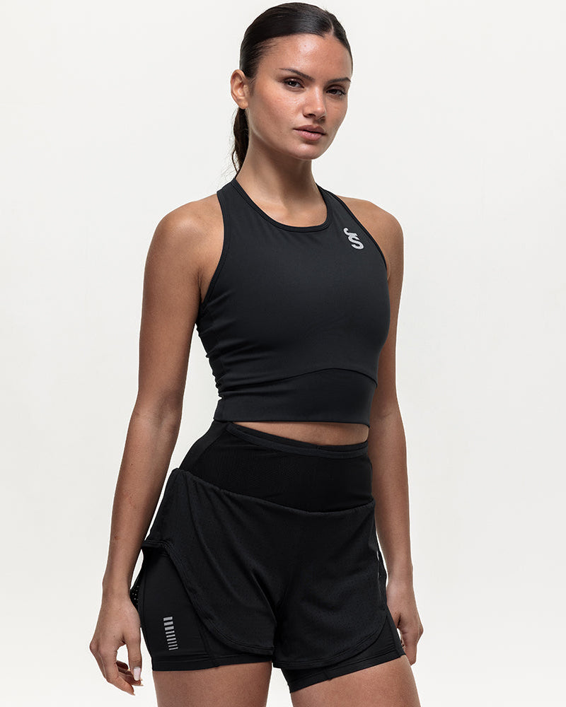 Run Mesh 2-in-1 Short - Black Onyx