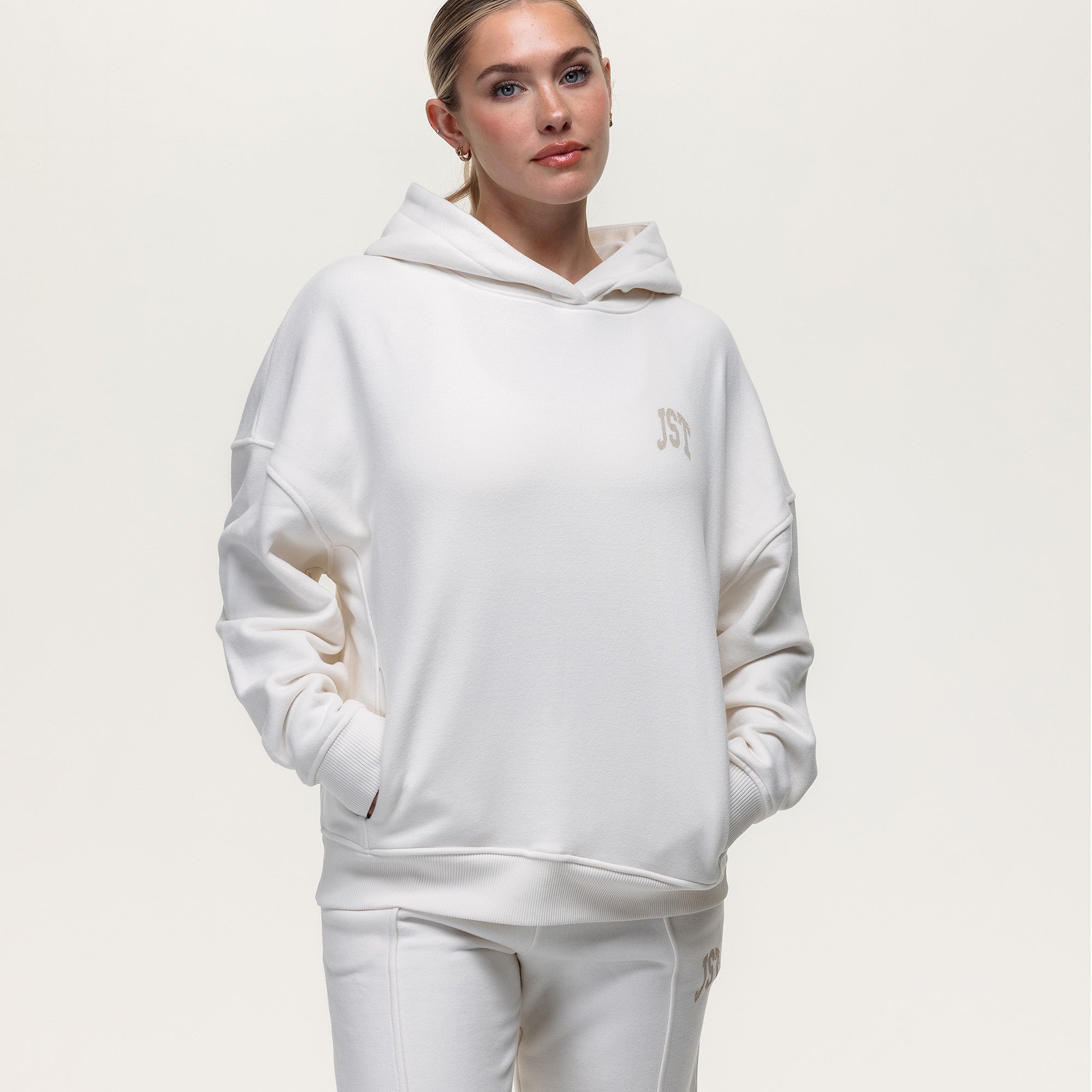 Throw On Oversized Hoodie - Vintage Stone