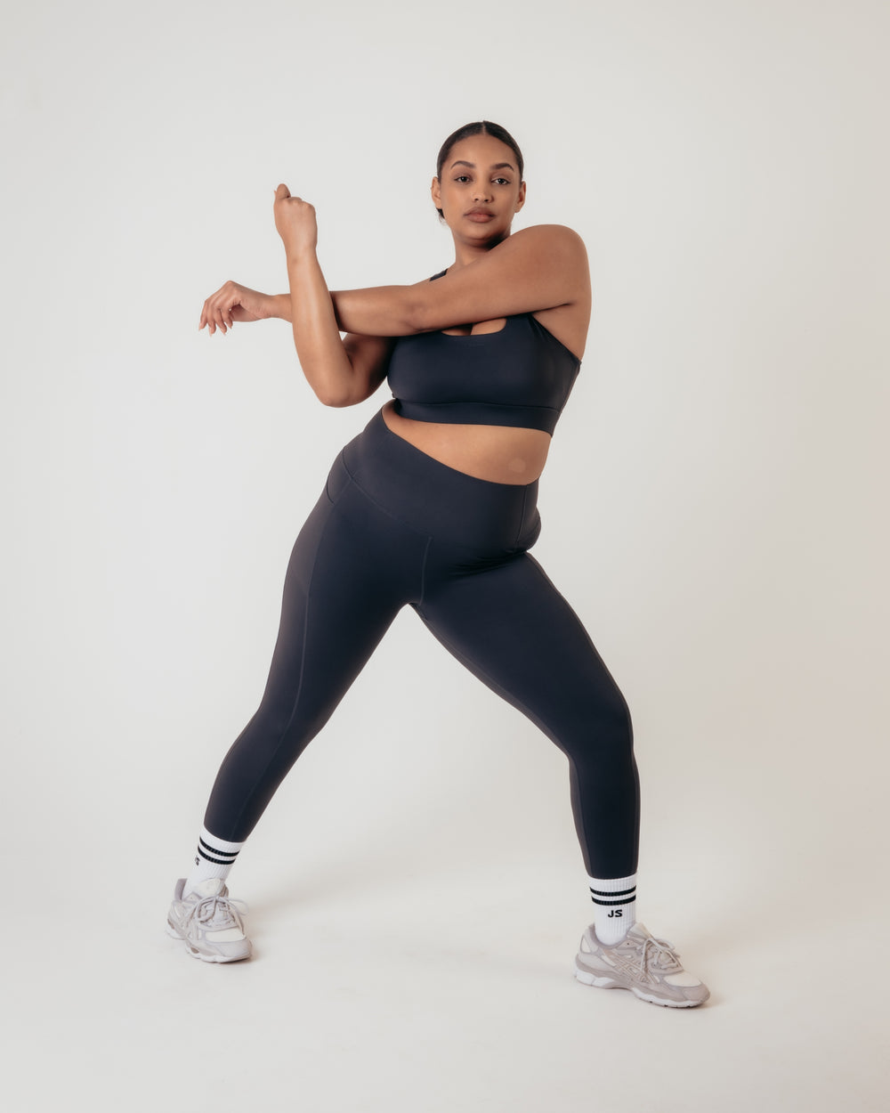 Sculpt 7/8 High Rise Training Leggings - Washed Black