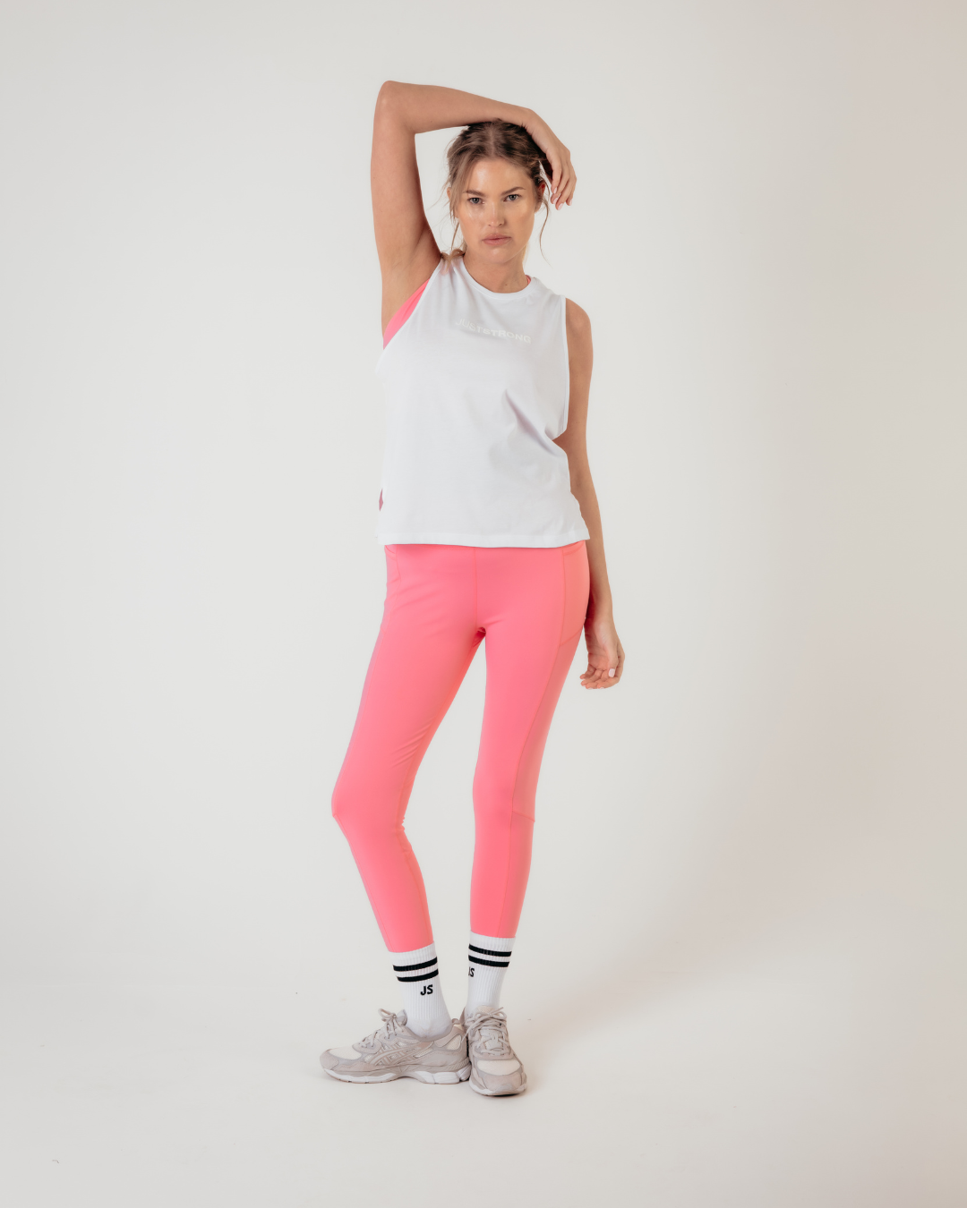 Just Strong Tank - White