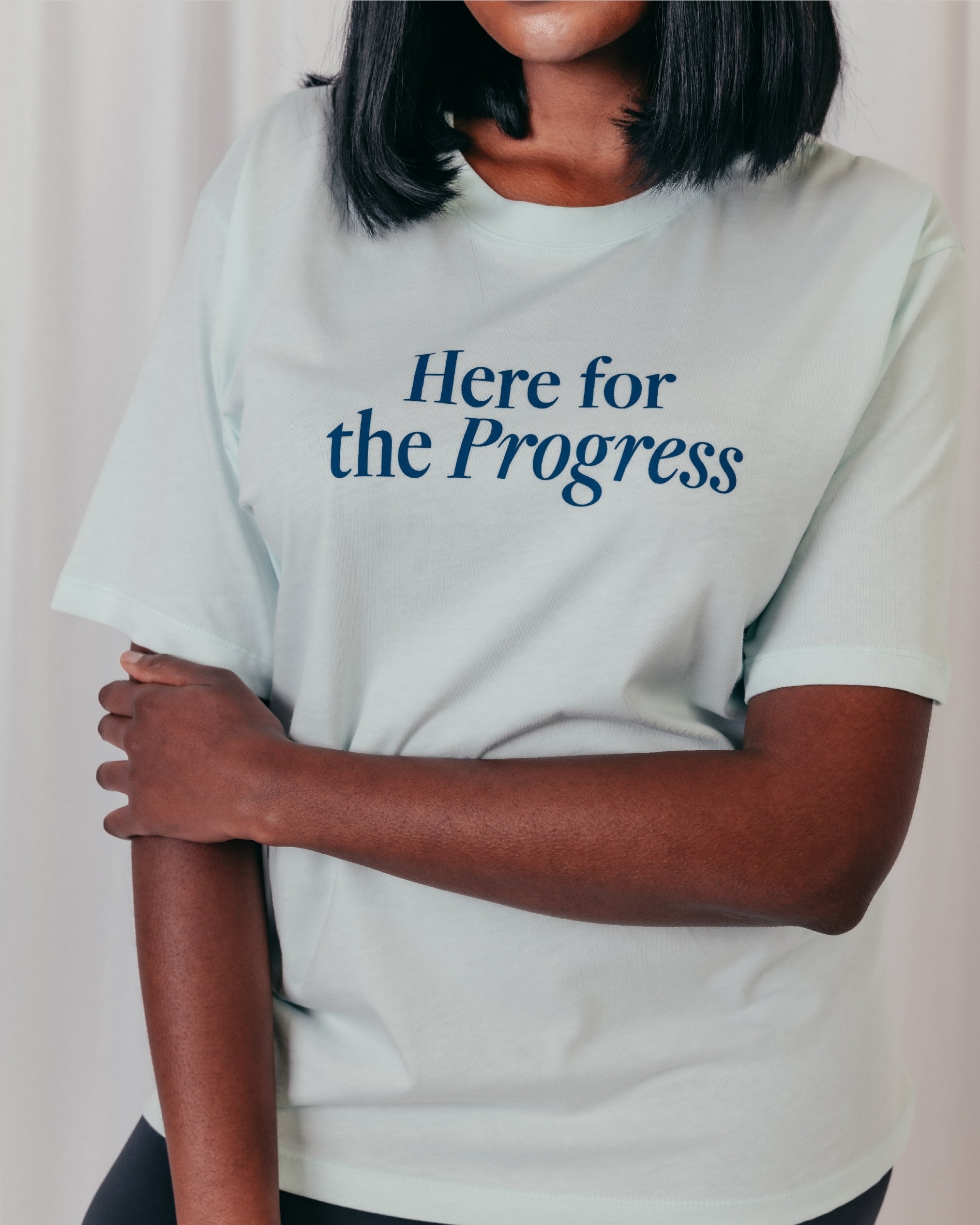 Progress Boyfriend Tee - Mint