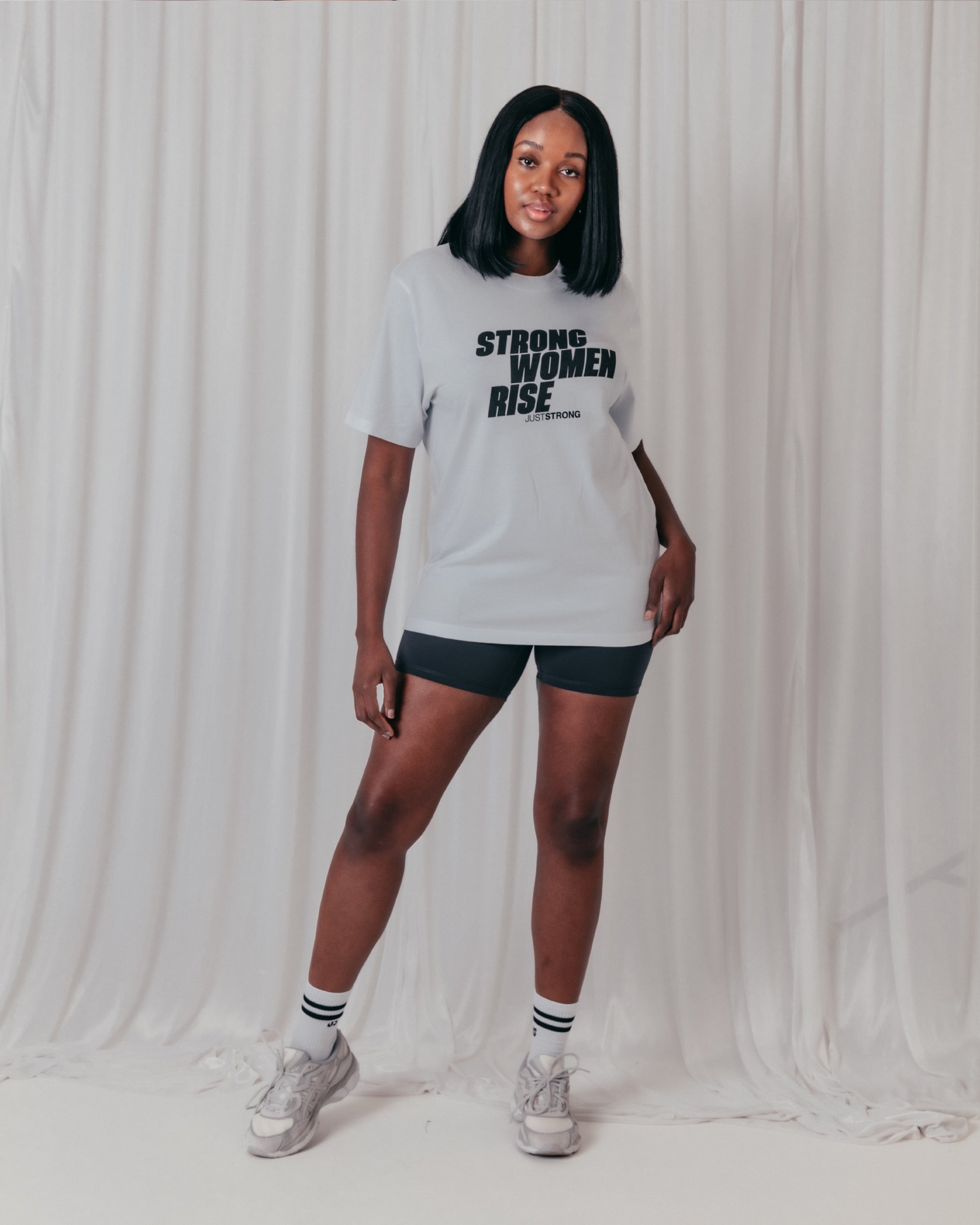 Rise Boyfriend Tee - White