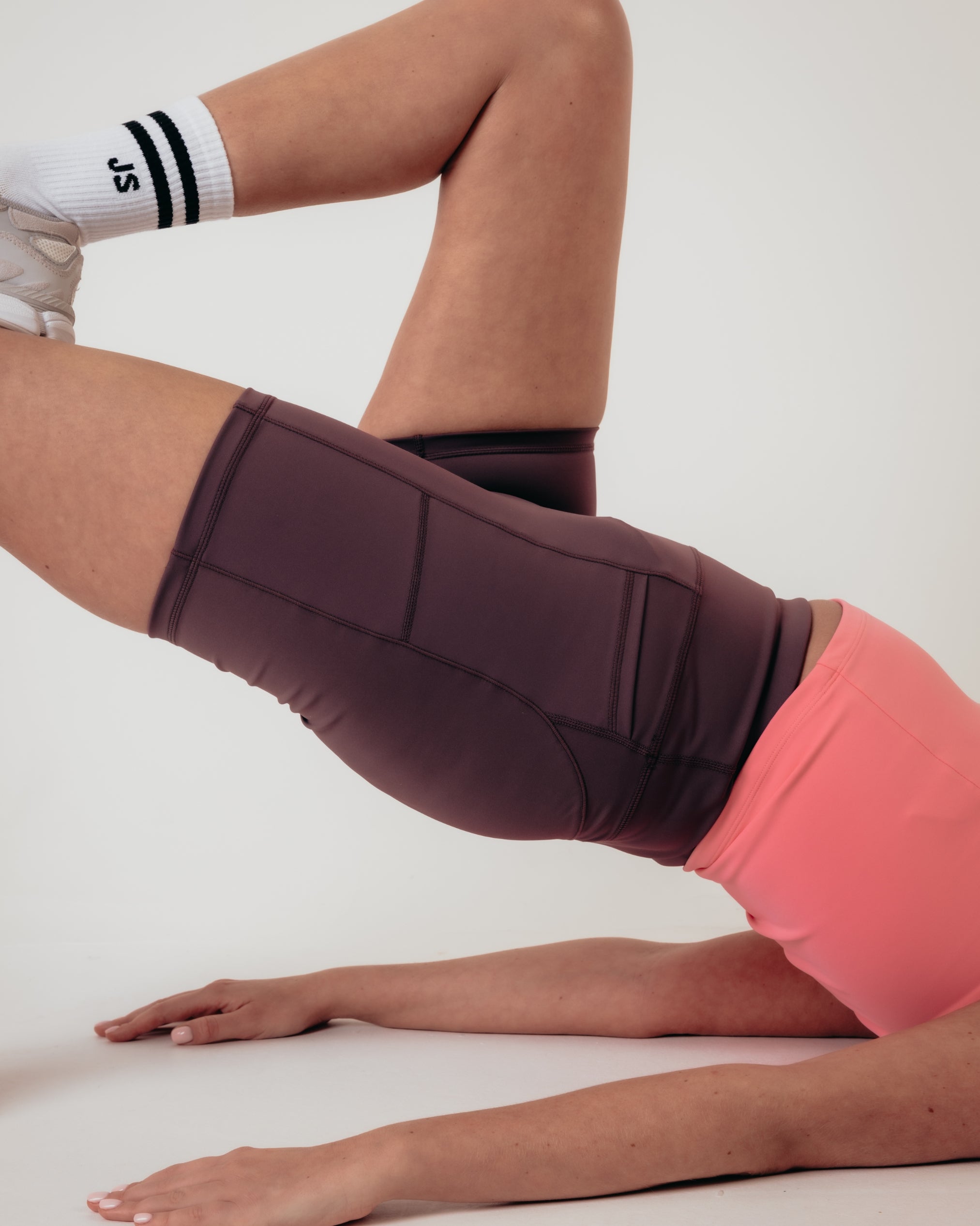 Power Performance Shorts - Burgundy