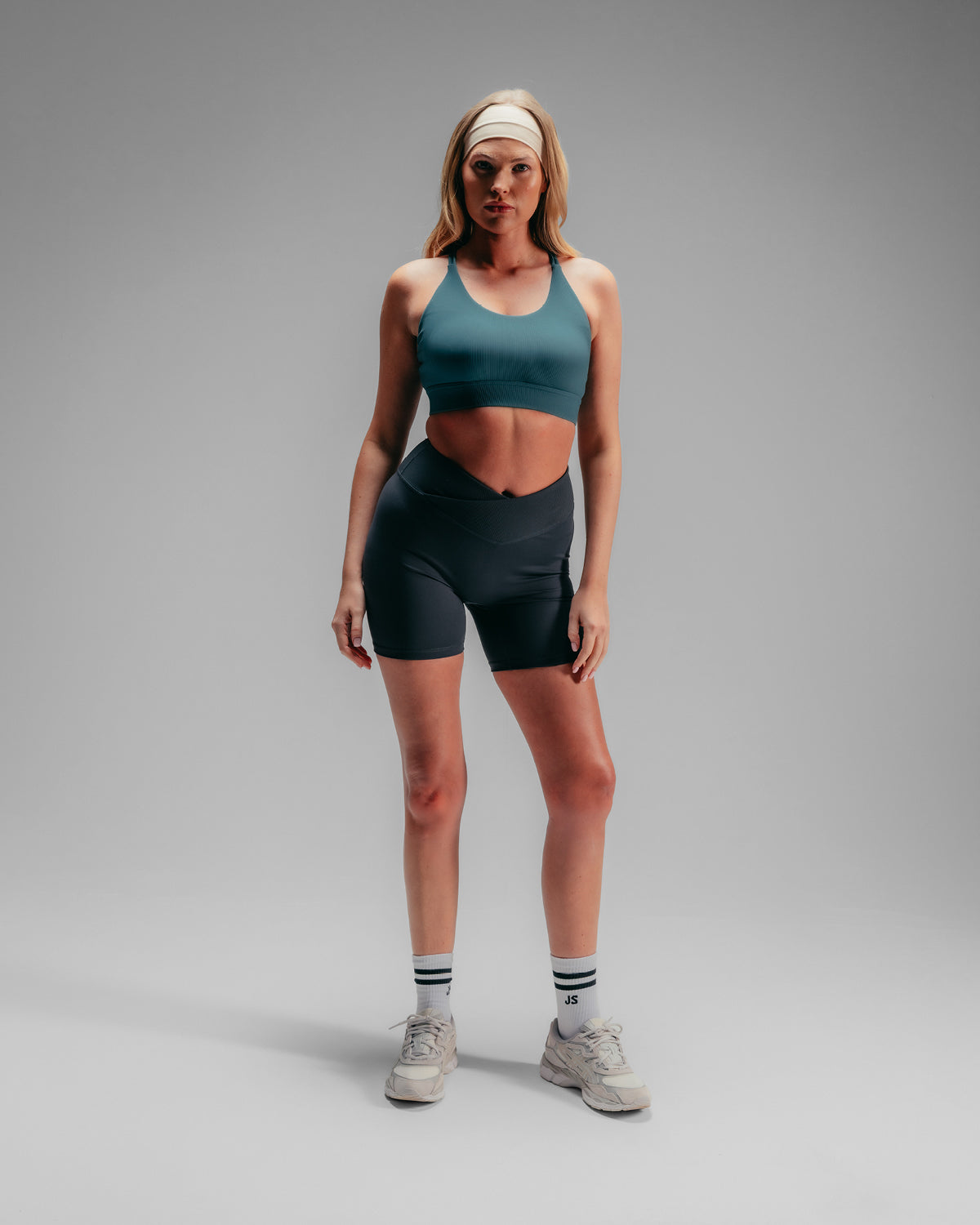 Wrap Over Cycle Shorts - Black