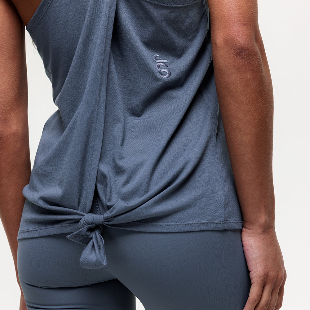 Chandra Tie Tank - Graphite