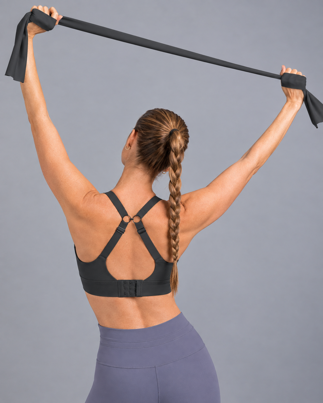 Power High Support Bra - Nightfall Black