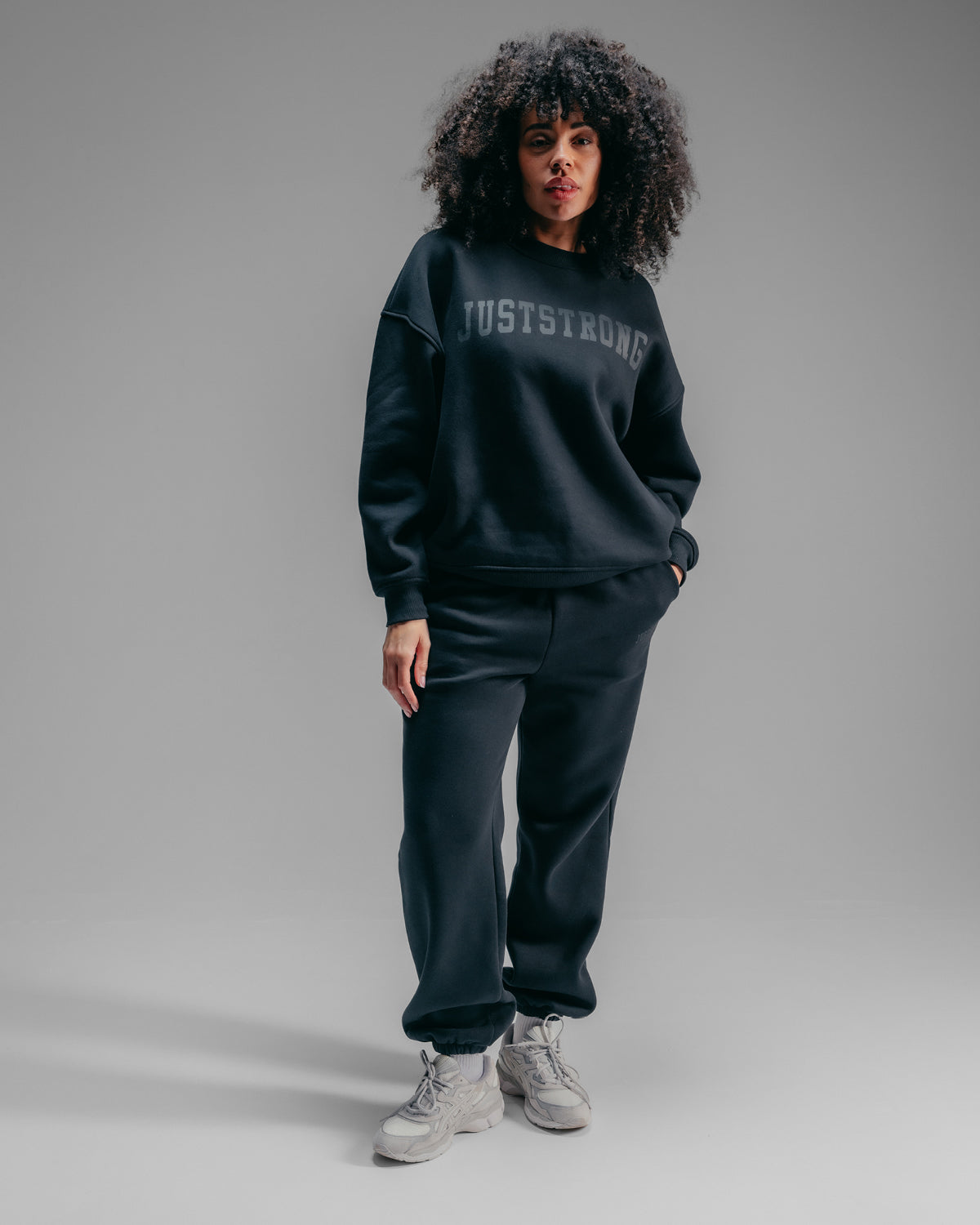 Essentials Oversized Sweatpants - Black