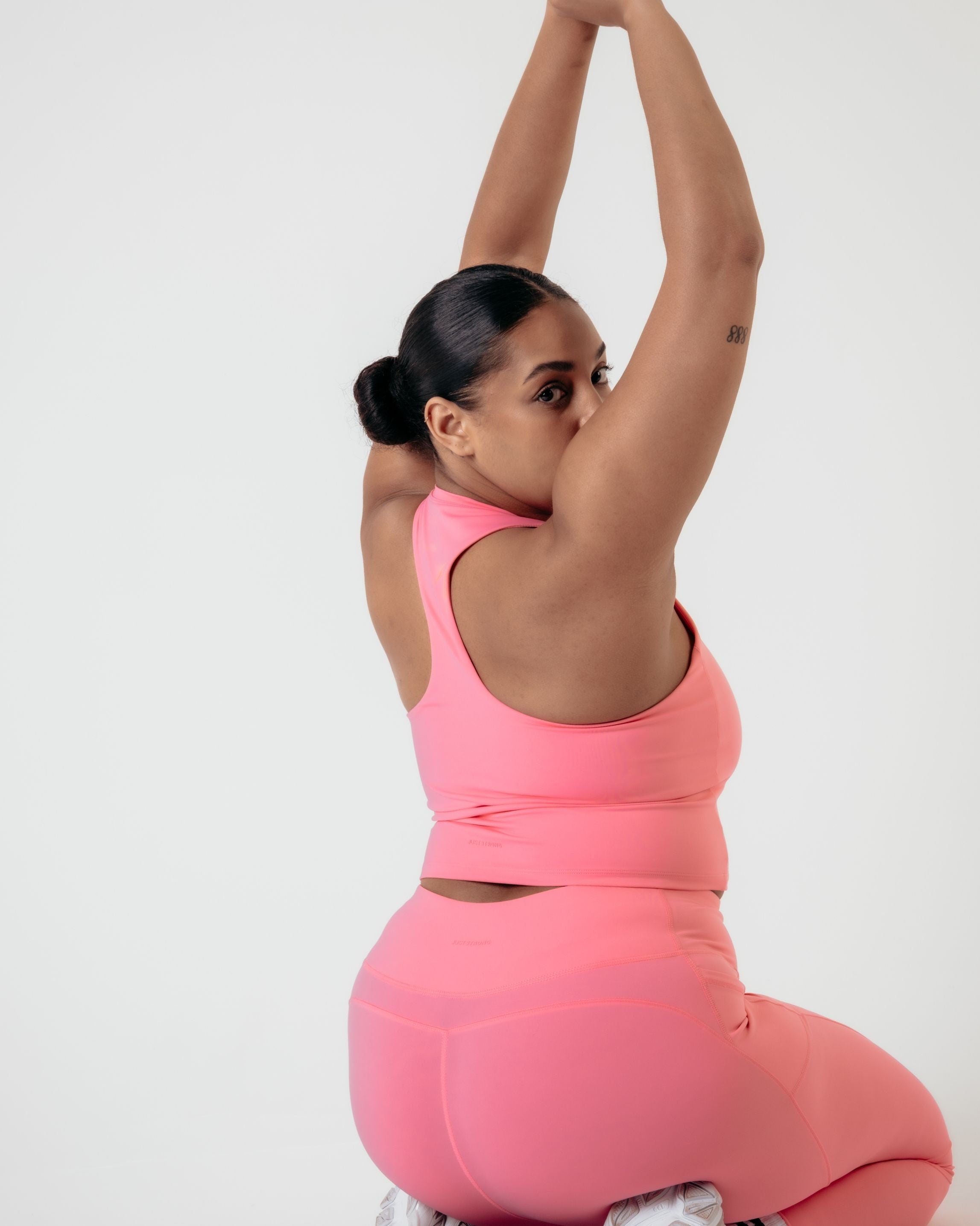 Training Crop Tank - Pink Lemonade