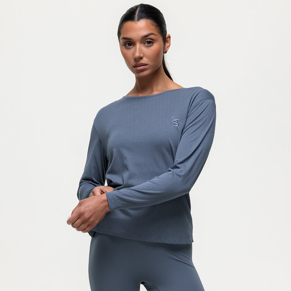 Flow Long Sleeve Tee - Graphite