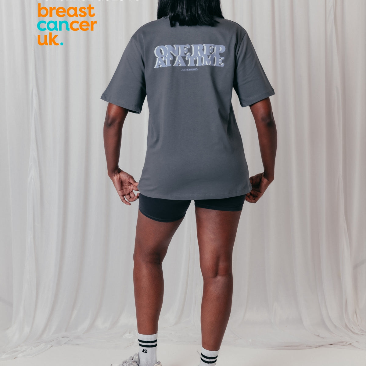One Rep Boyfriend Tee - Graphite