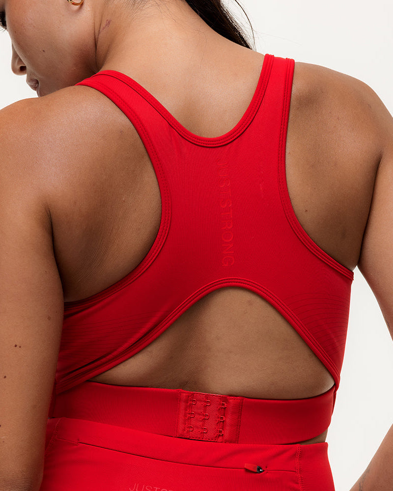 Agility Workout Bra - Ruby Red