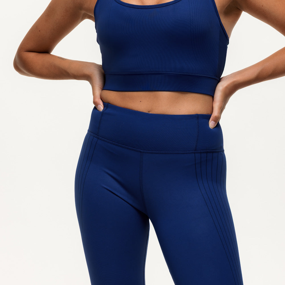 Agility Workout Leggings - True Navy
