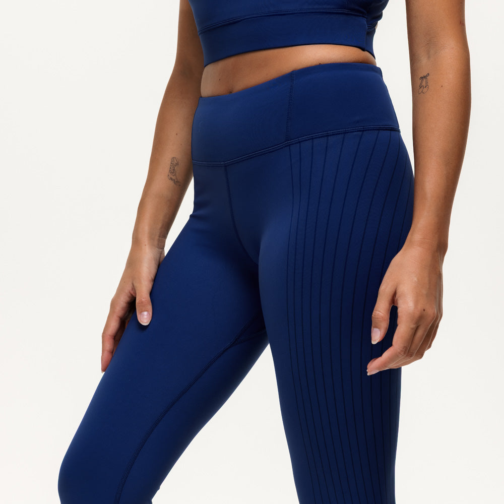 Agility Workout Leggings - True Navy