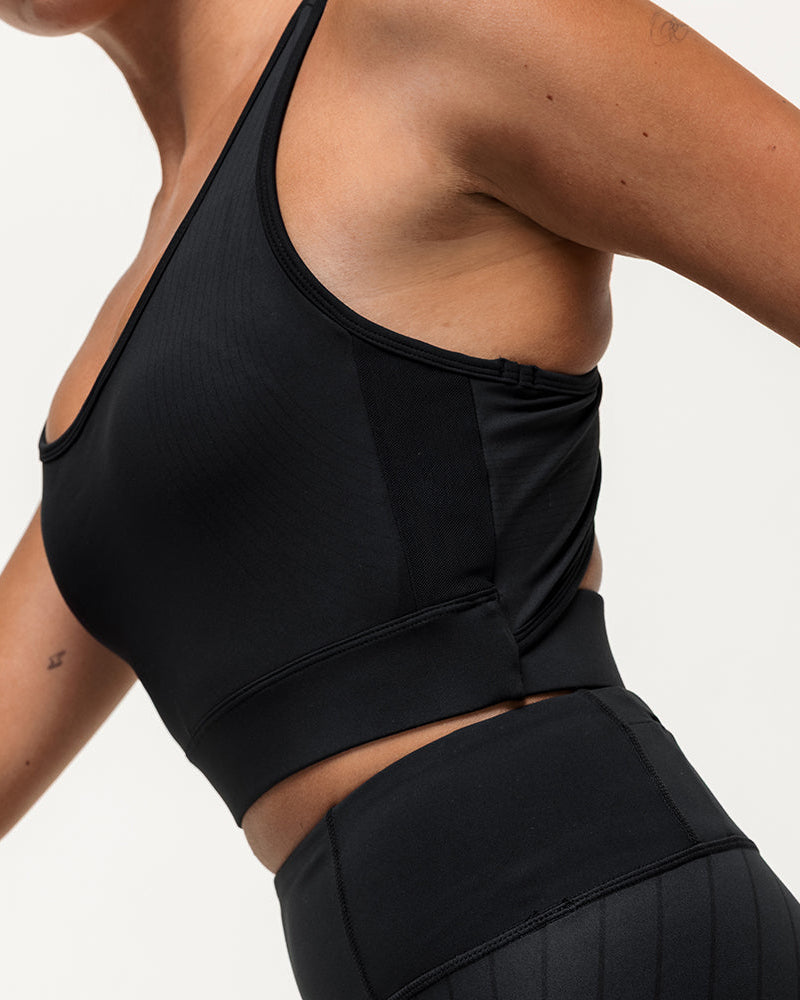 Agility Workout Bra - Black Onyx