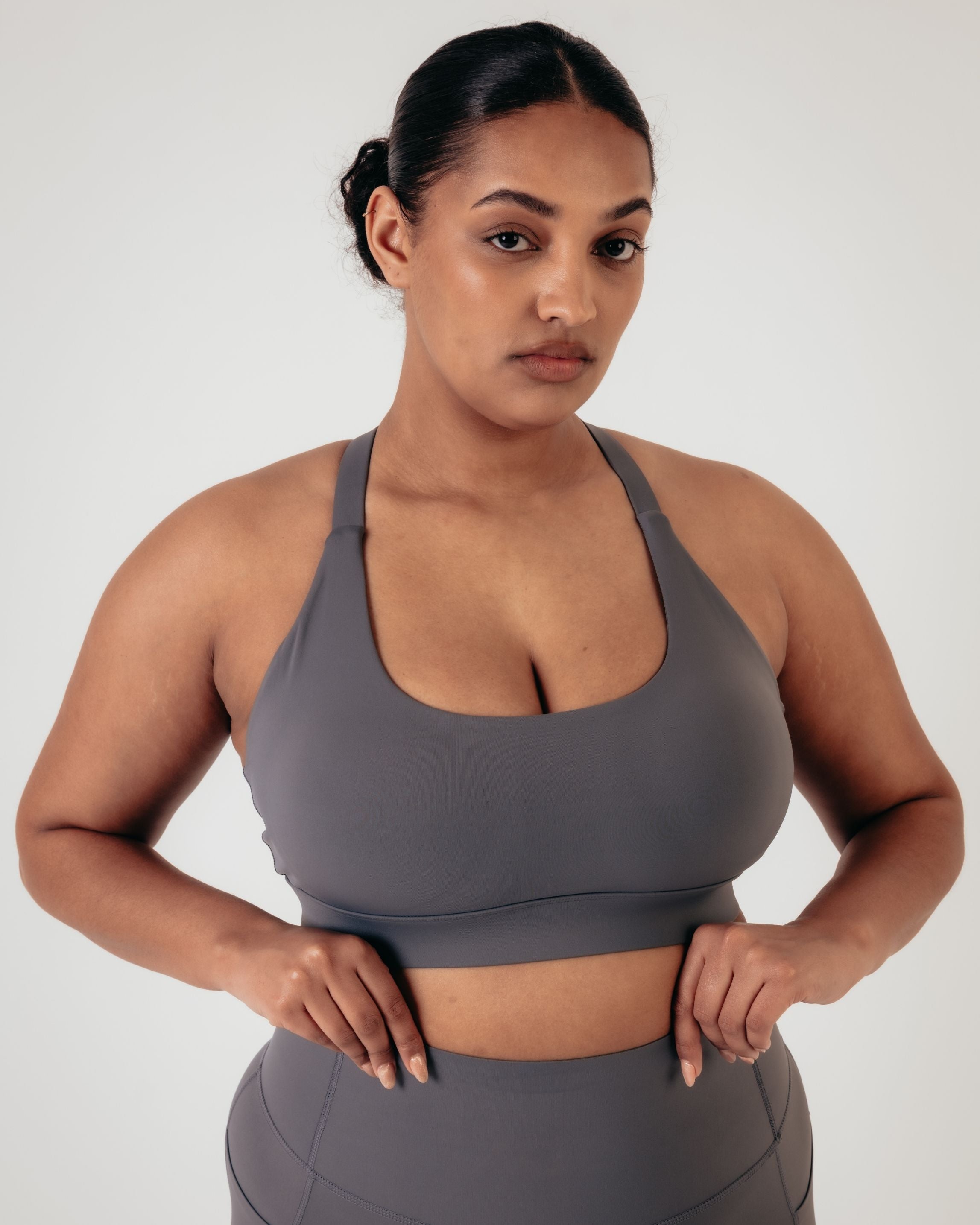 Impact High Support Bra - Slate
