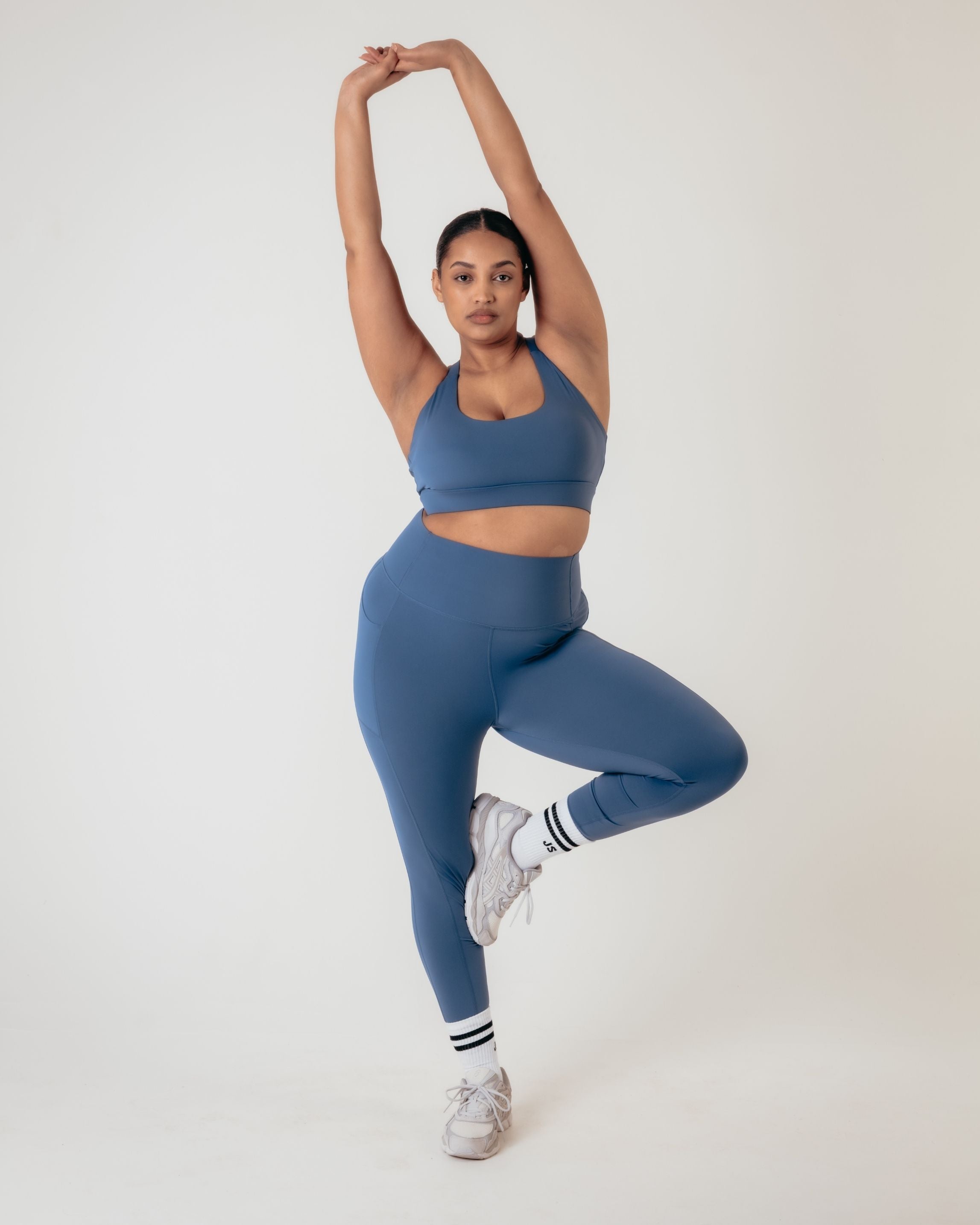 Sculpt 7/8 High Rise Training Leggings - Indigo