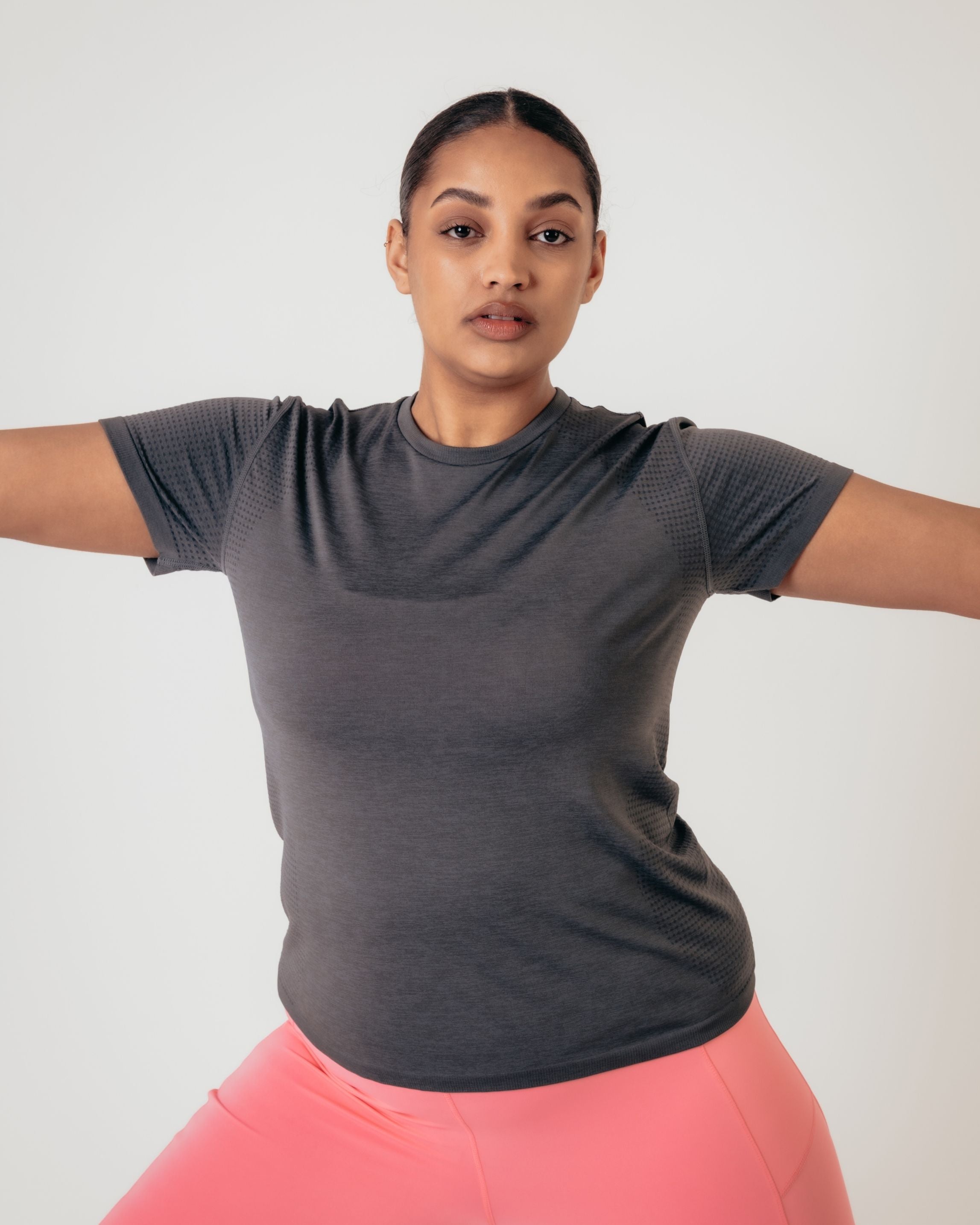 Seamless Performance Training Tee - Slate