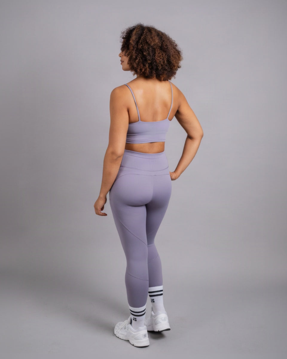 Power High Rise 7/8 Leggings - Purple Ash