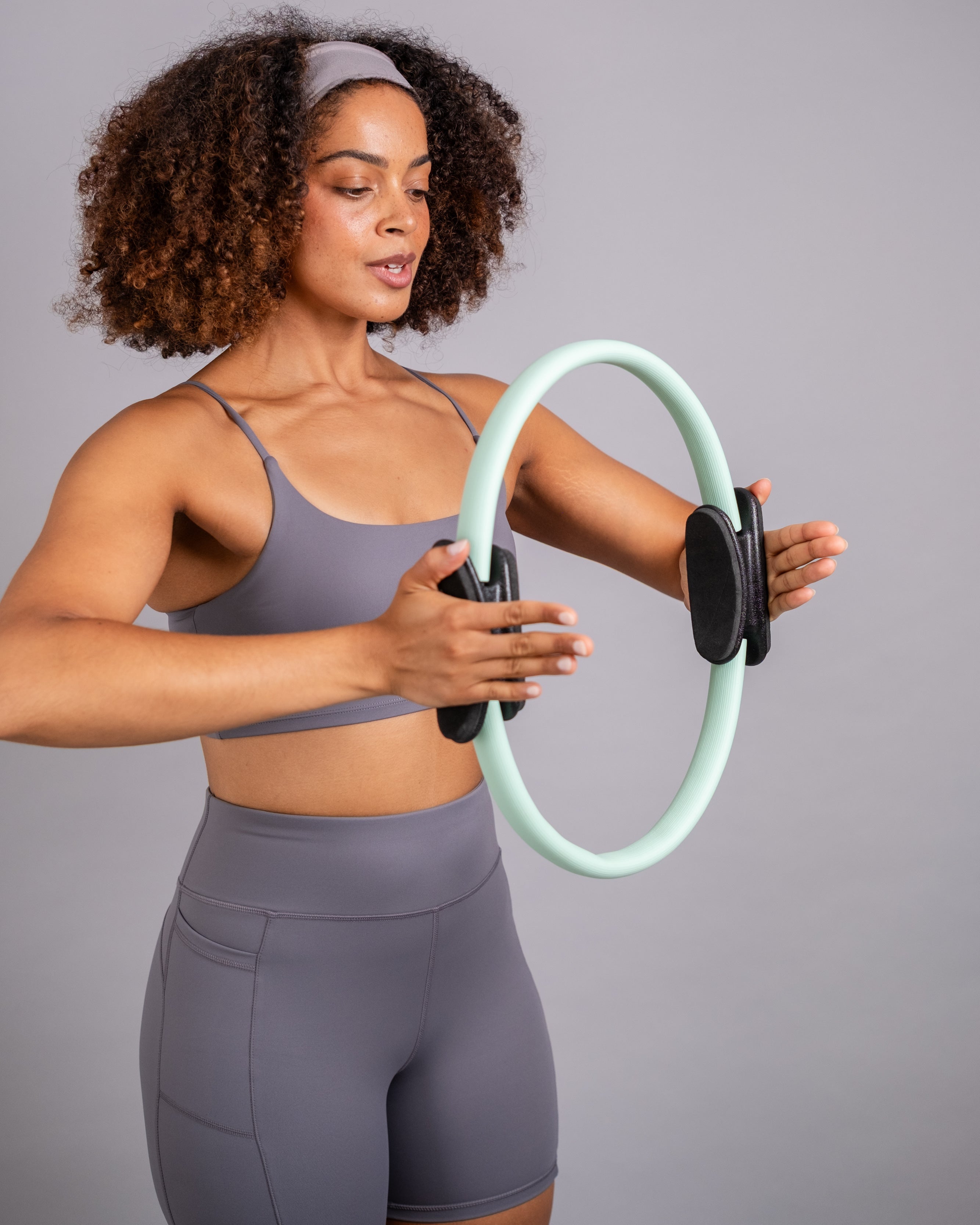 Strappy Tank Bra - Smoke