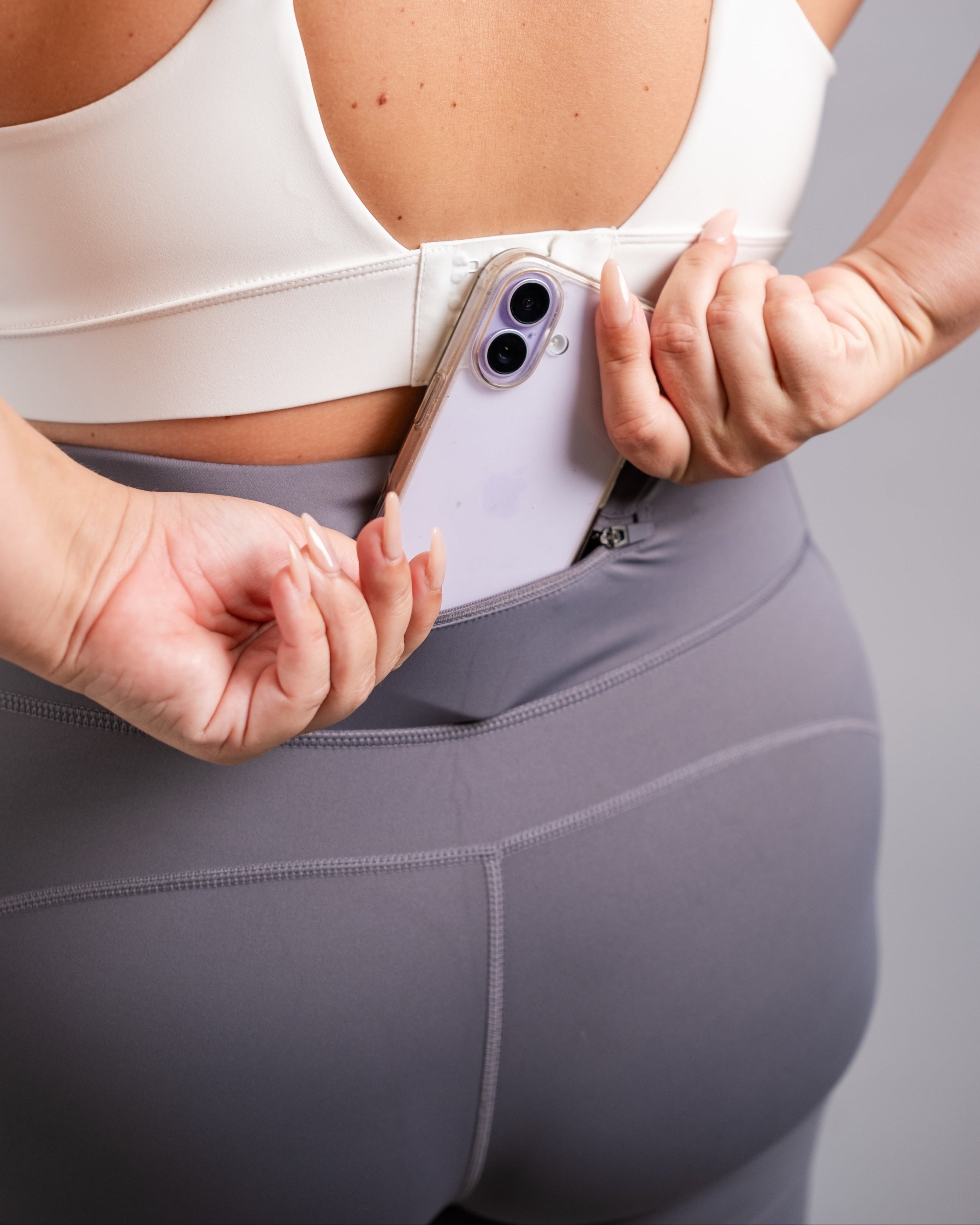 Endurance High Rise Leggings - Smoke