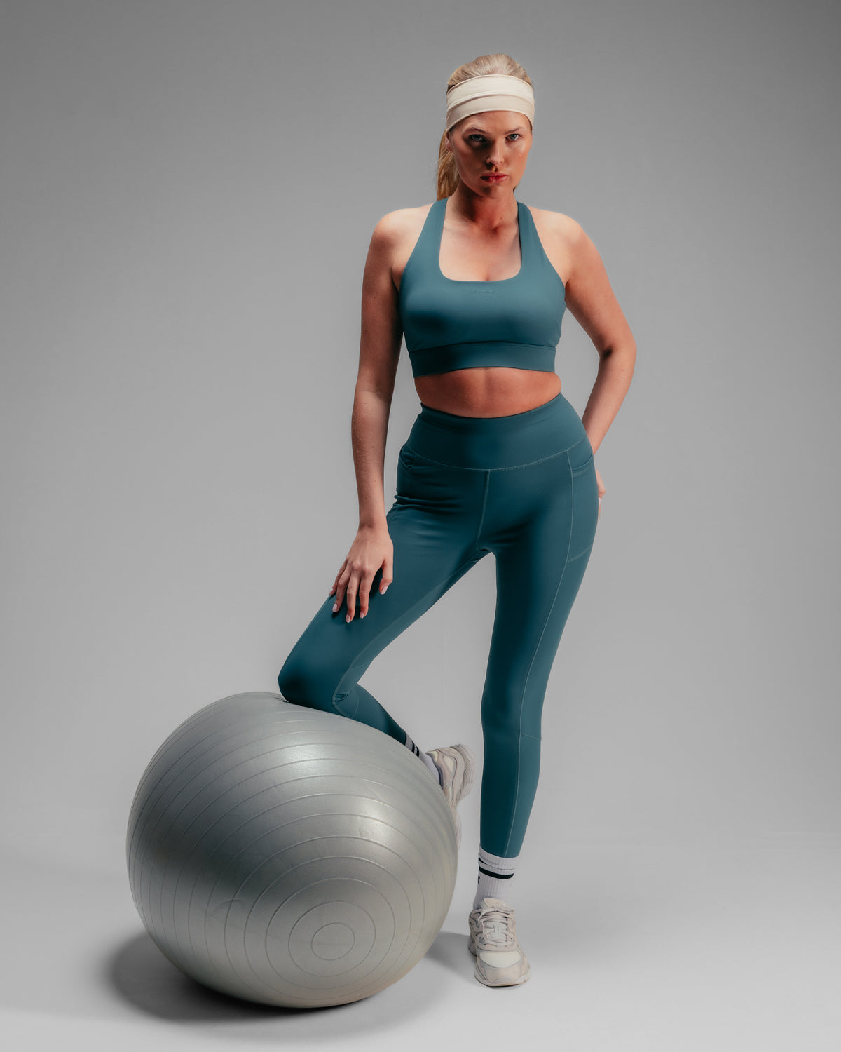 Power High Rise 7/8 Leggings - Teal