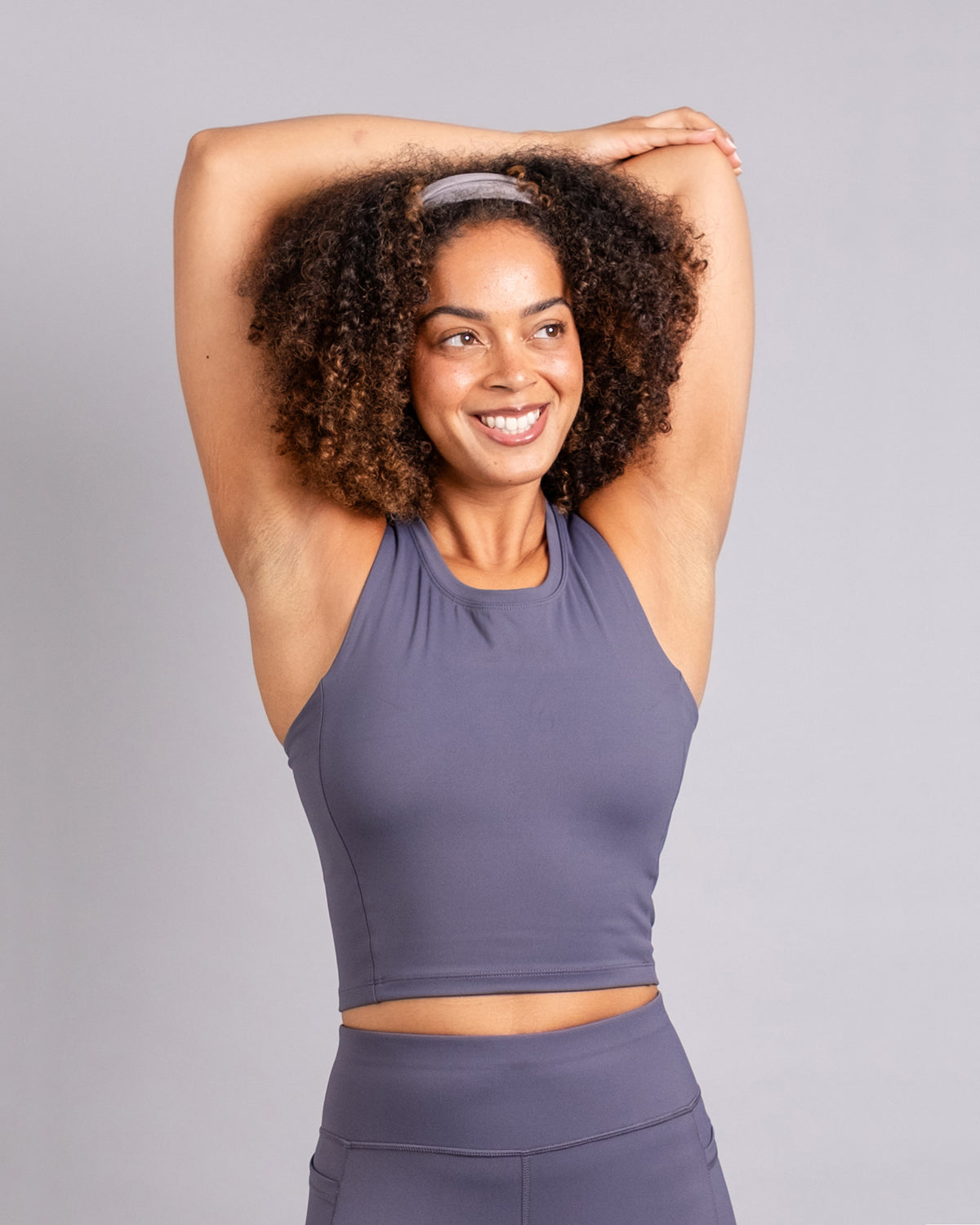 Training Crop Tank - Odyssey Grey