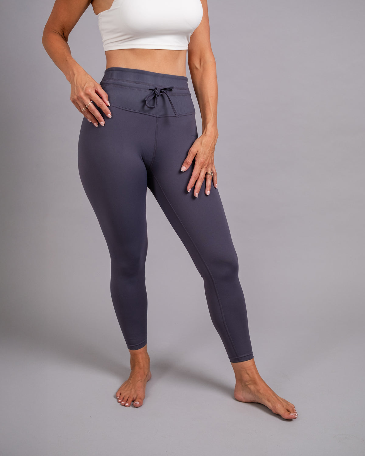 Ultimate Tie Waist Leggings - Odyssey Grey