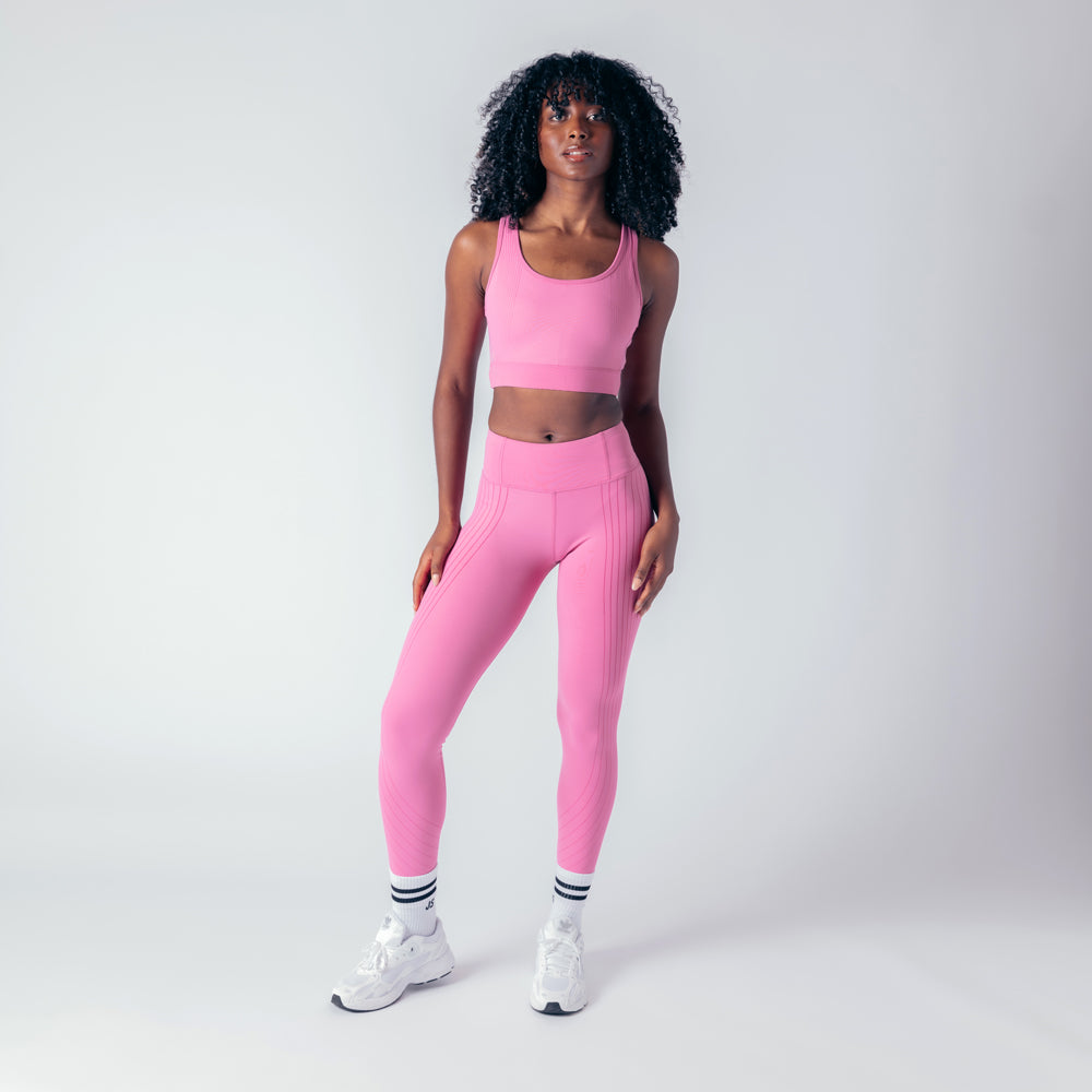 Pink workout leggings best sale