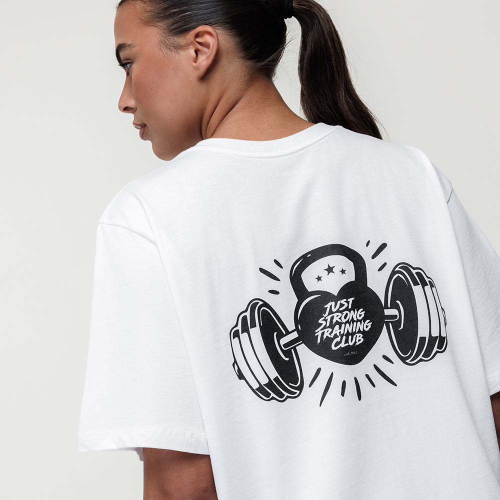 Motion Boyfriend Graphic Club Tee - White