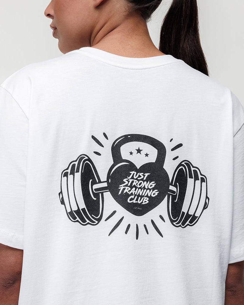 Motion Boyfriend Graphic Club Tee - White