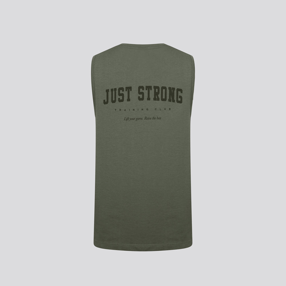 Training Club Drop Arm Tank - Washed Olive