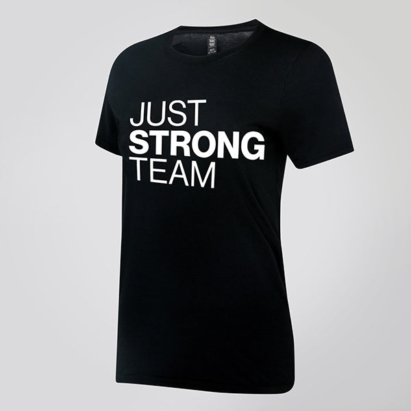 Black Just Strong Team Tee - Exclusive For Ambassadors