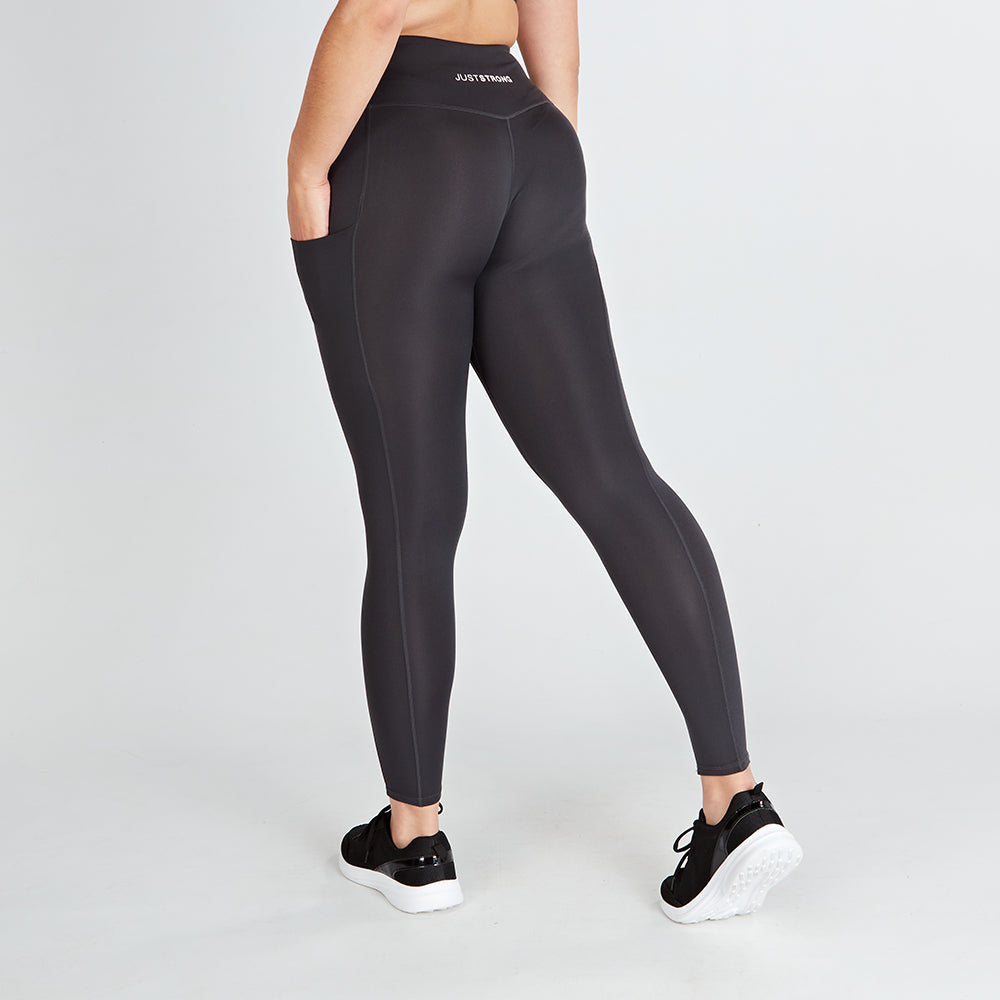 Charcoal Just Strong Leggings