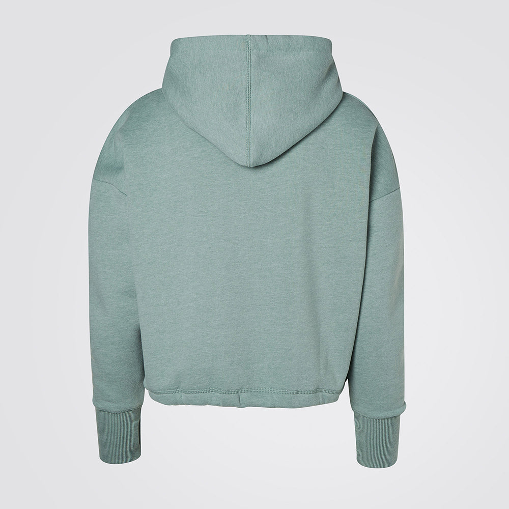 Mint green clearance cropped hoodie