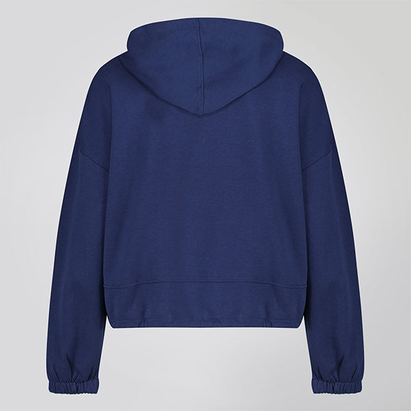 Dark blue 2024 cropped hoodie